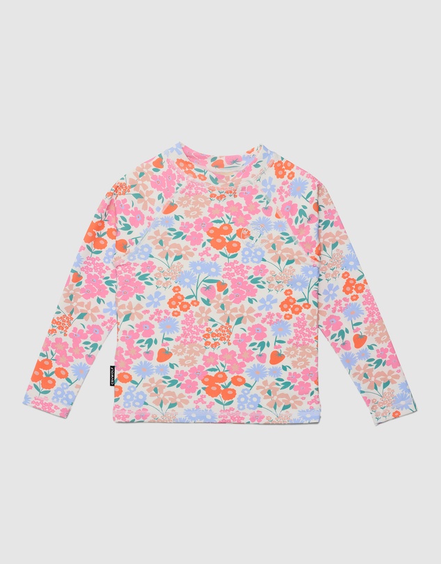 Crywolf - LONG SLEEVE RASH VEST Berry Garden