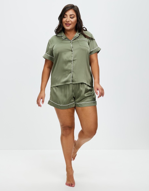 Atmos&Here - Lilah Short Satin PJ Set