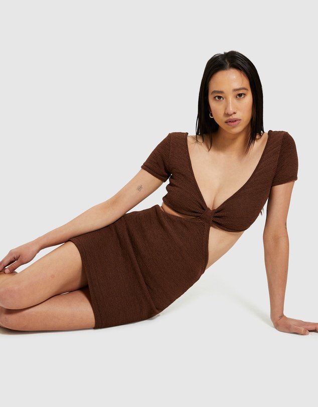 Subtitled - Finley Cut Out Knit Dress