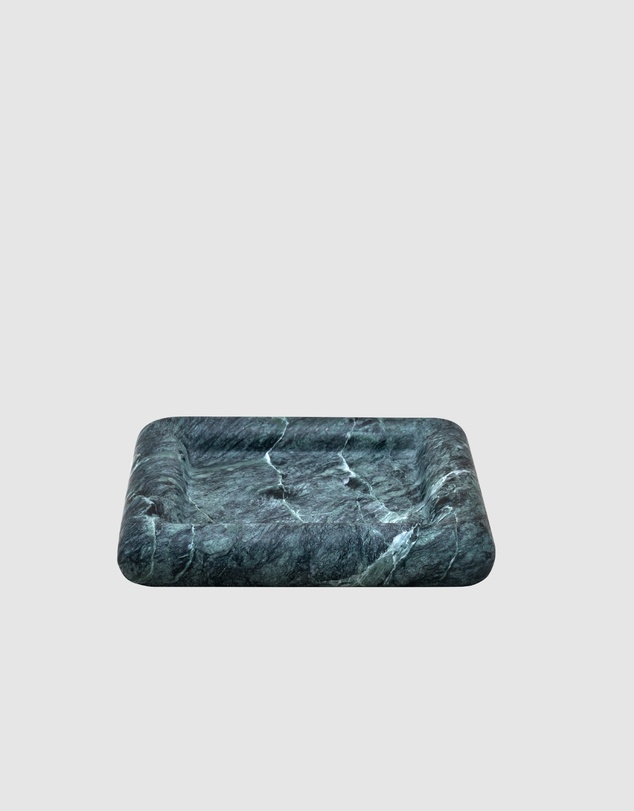 Black Blaze - Halo Square Marble Tray