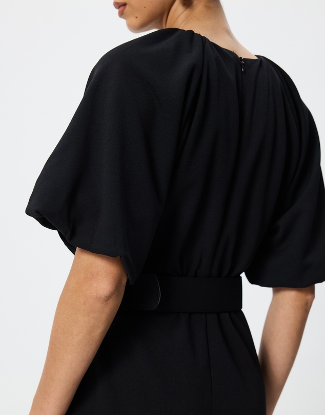Tussah - Carla Puff Sleeve Belted Midi Dress