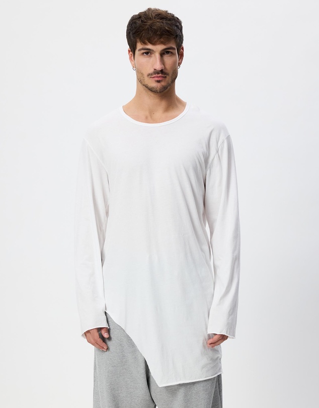Surrounded By Ghosts - Neobite Asymmetrical Tail Long Sleeve T-Shirt