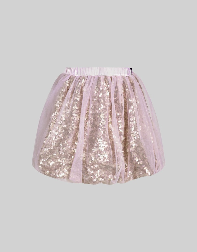 Rock Your Kid - Rebel Bubble Sequin Skirt in Champagne