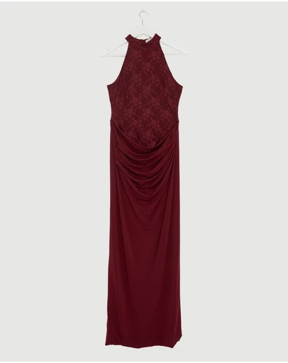 Revibe - Repaired CHANCERY Chappel Lace Midi Dress - AU 12