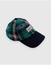 Goldie + Ace - Tate Check Cap - Babies-Kids