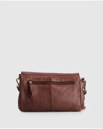 Evity - Ari Leather Flap Crossbody Bag