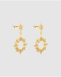 Wanderlust + Co - Sunseeker Gold Earrings