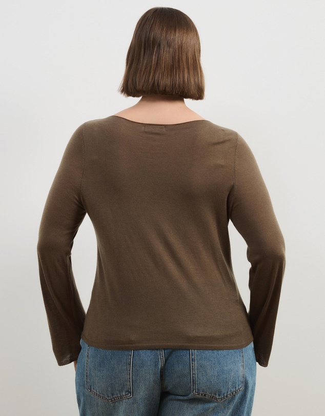 Atmos&Here Curvy - Bella Fine Knit Top