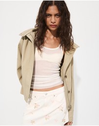 M.N.G - Floral Embroidery Skirt