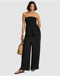 Sea Level Australia - Sunset Shirred Bandeau Top