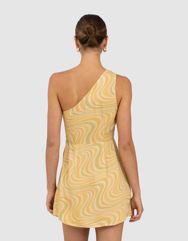 The Wolf Gang - Montana One Shoulder Mini Dress