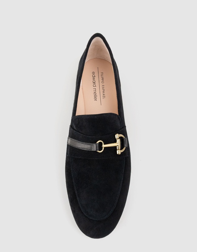 Edward Meller - FAUSTINE Loafer with Asymmetrical Trim