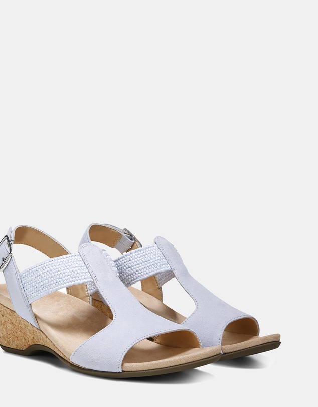 Vionic - Kaytie Wedge Sandal - Blue Haze
