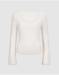 TALA - Beach Knit Long Sleeve Top