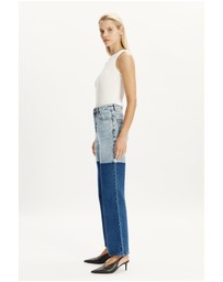 Bardot - Pia Two Toned Flared Jeans