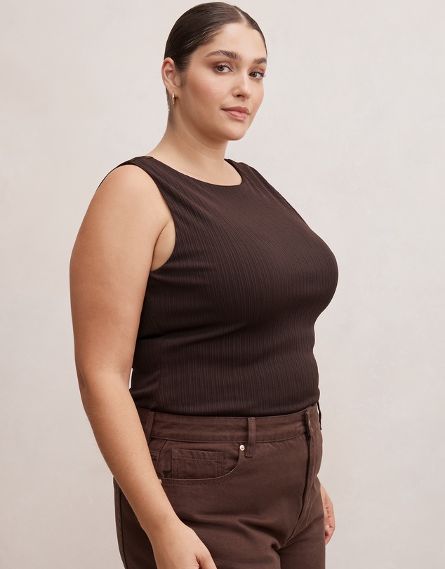 Forever New Curve - Frankie Curve Boat Neck Tank Top