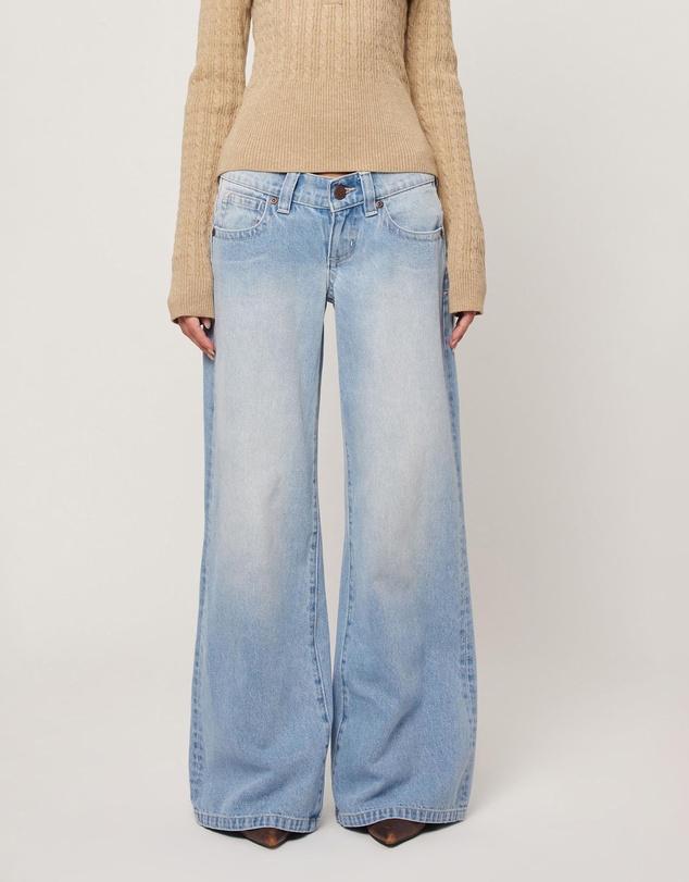 Abrand - 00 Wide Kaia Worn Jeans