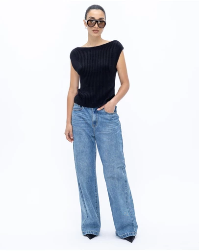 Minima Esenciales - Nalu Organic Cotton Cashmere Blend Knitted Top