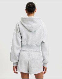 Cotton On - Slouchy Zip Through Fleece Hoodie