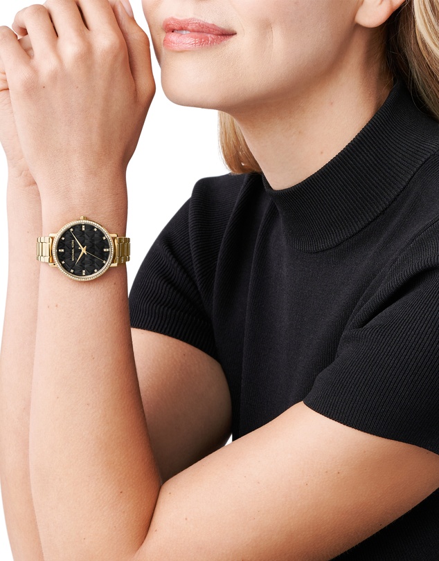 Michael Kors - Pyper Gold Tone Analogue Watch