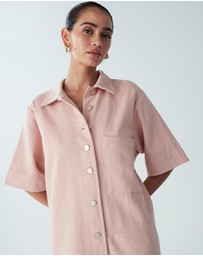 ST MRLO - Lee Denim Shirt Dress