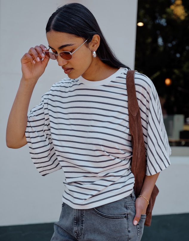 Ceres Life - Lucy Relaxed Sleeve Tee