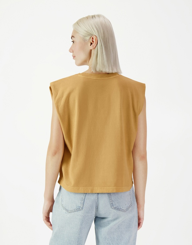 American Apparel - Heavyweight Garment Dyed Women's Muscle T-Shirt