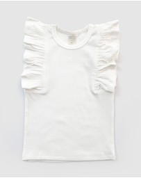 WITH LOVE FOR KIDS - Shimmy Wide Rib Tank Top - Kids