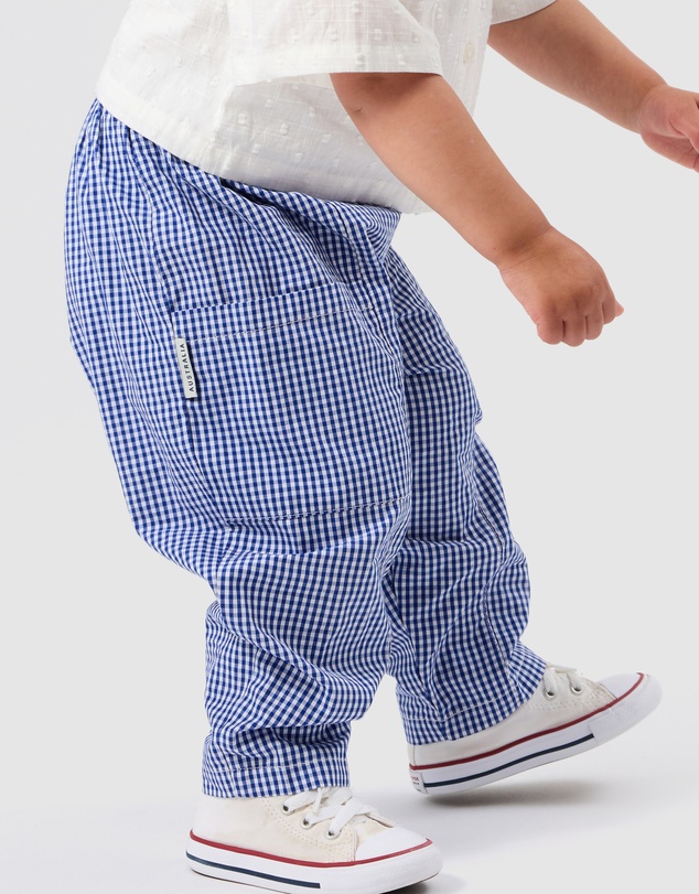 Goldie + Ace - Lightweight Check Kit Pocket Pants - Babies-Kids