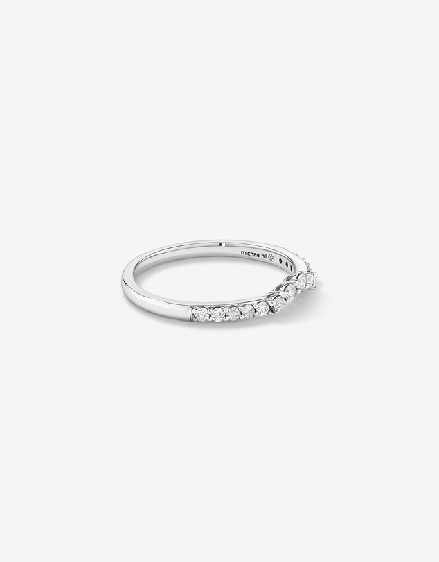 Michael Hill - Wedding Ring with 0.25 Carat TW of Diamonds in 14kt White Gold
