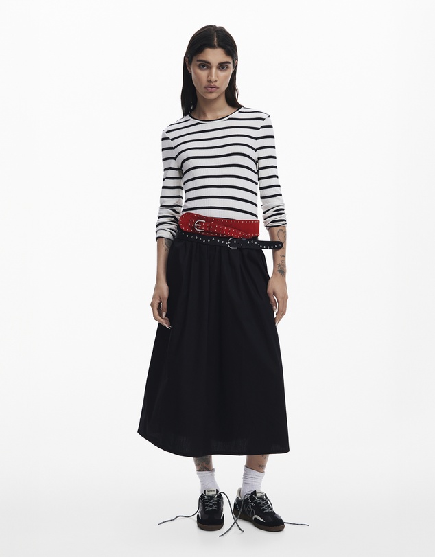 Desigual - Combined midi dress