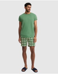 Country Road - Abstract Recycled Polyester Swim Short