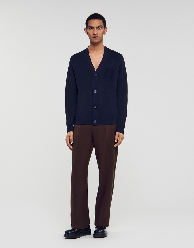 Sandro - Big 4S Rope Cardigan