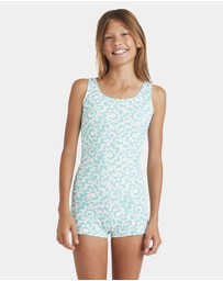 Billabong - Girls 8 to 16 Lost On You Retro Surf Suit