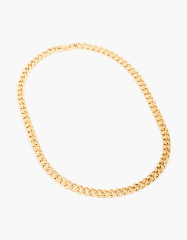 Lovisa - Waterproof Gold Plated Stainless Steel Curb Chain Necklace