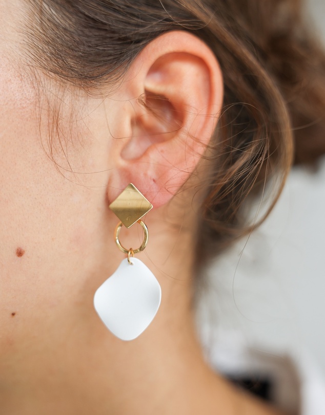 FORD MILLINERY - Branca Earrings