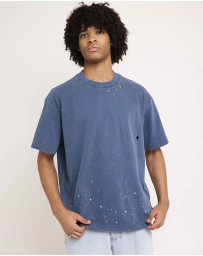 Black Noise White Rain - Trashed T-Shirt