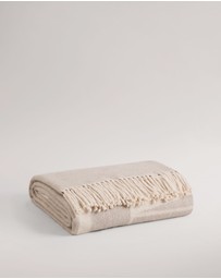 Country Road - Cr Cotton Blend Logo Throw