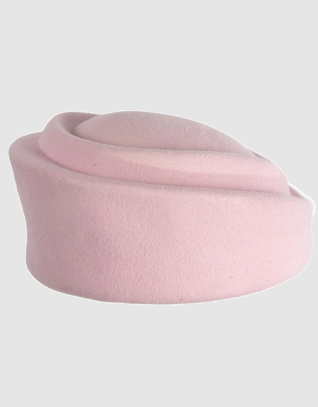 Max Alexander - Felt Pink Pillbox Hat