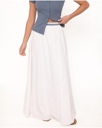 Petal & Pup - Christine Maxi Skirt - White