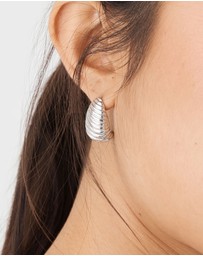 Forcast - Nora Ribbed Earrings