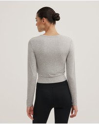 Witchery - Cross Front Long Sleeve Top