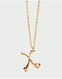 PDPAOLA - Initial 2026 X Pendant Necklace