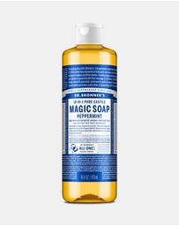 Dr Bronner's - Pure Liquid Castile Soap - Peppermint 473ml