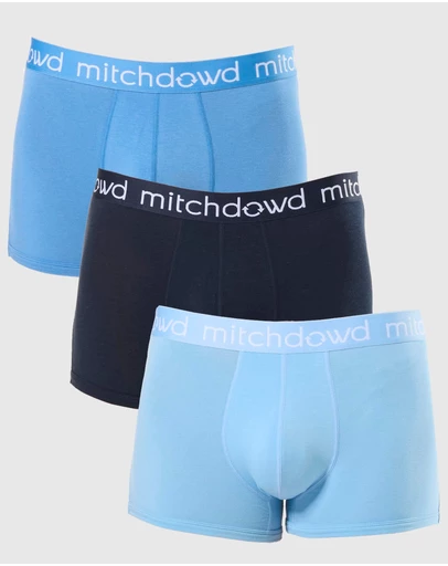 Mitch Dowd - Bamboo Trunk 3 Pack - Blues