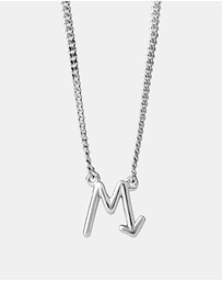 Karen Walker - M Initial Love Letter Necklace