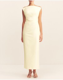 Shona Joy - Otis Draped High Neck Midi Dress