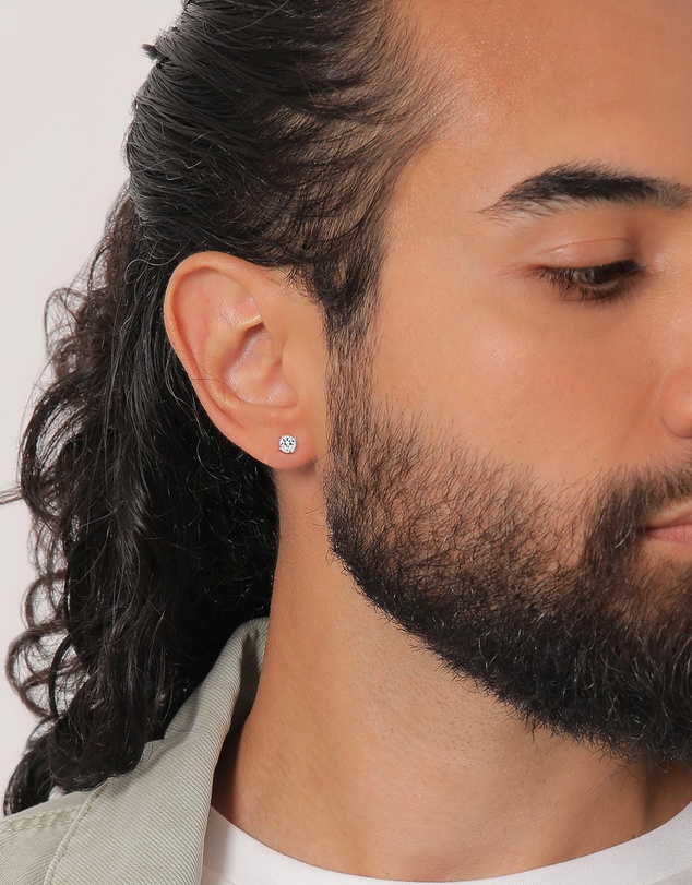 Kuzzoi - ICONIC EXCLUSIVE - Crystal Stud Earrings in 925 Sterling Silver