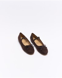 Walnut Melbourne - Alice Leather Ballet