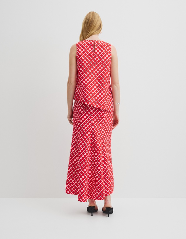 Country Road - Print Asymmetric Tank